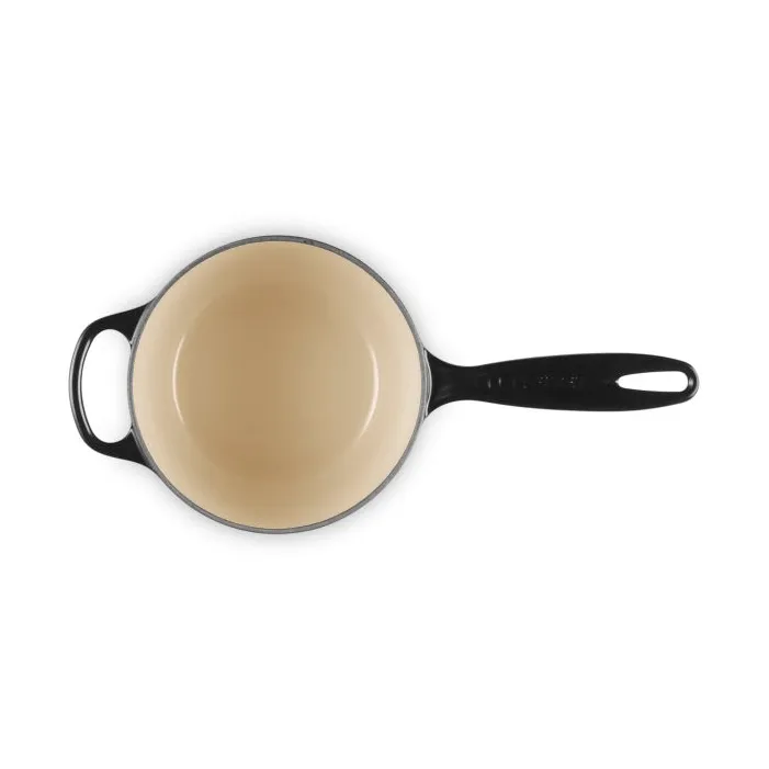 Le Creuset Signature cast iron saucepan, Black, 1.5 l Le Creuset