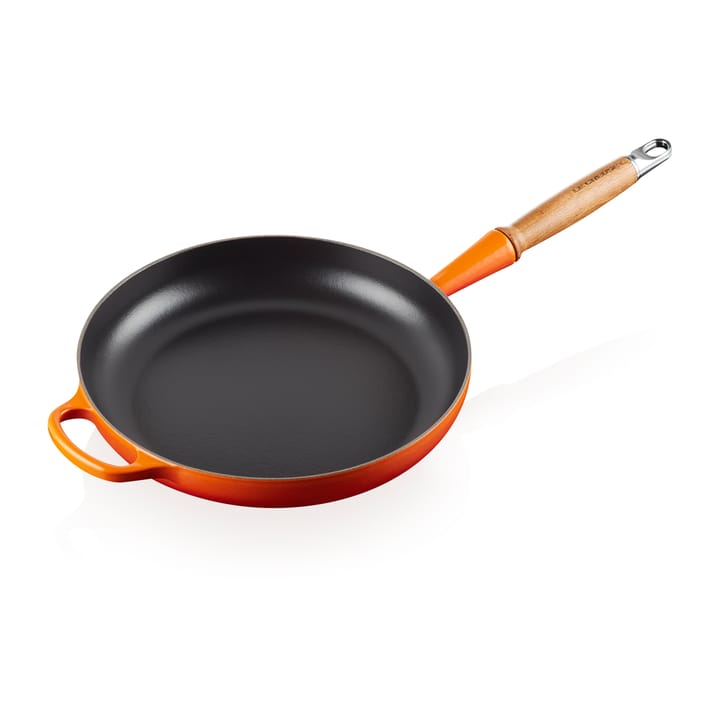 Le Creuset Signature frying pan wooden handle 28 cm, Flame Le Creuset