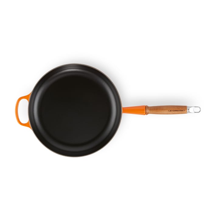 Le Creuset Signature frying pan wooden handle 28 cm, Flame Le Creuset
