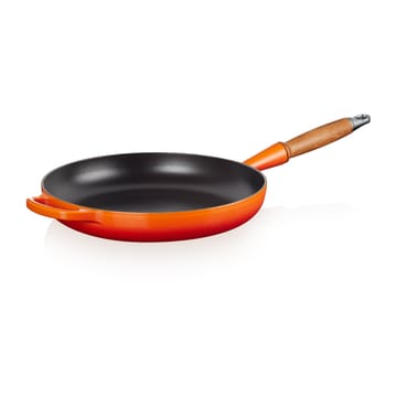 Le Creuset Signature frying pan wooden handle 28 cm - Flame - Le Creuset