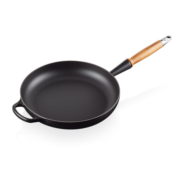 Le Creuset Signature frying pan wooden handle 28 cm, Matte Black Le Creuset