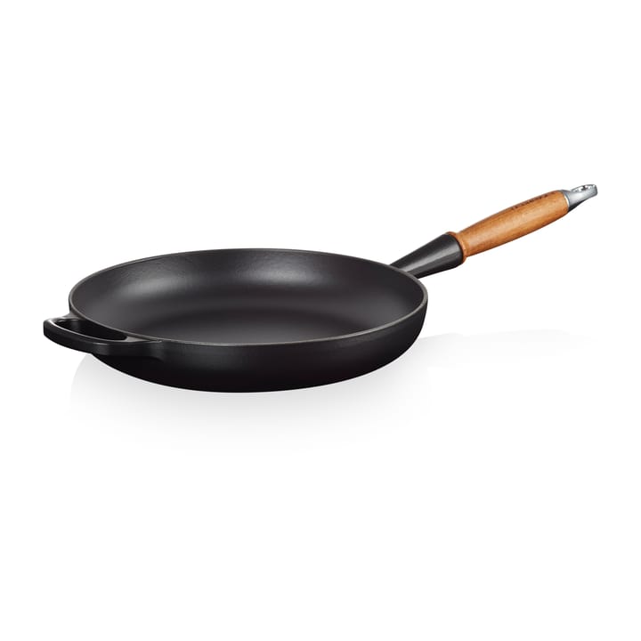 Le Creuset Signature frying pan wooden handle 28 cm, Matte Black Le Creuset