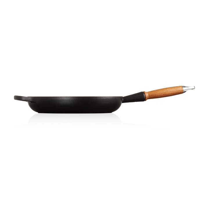 Le Creuset Signature frying pan wooden handle 28 cm, Matte Black Le Creuset