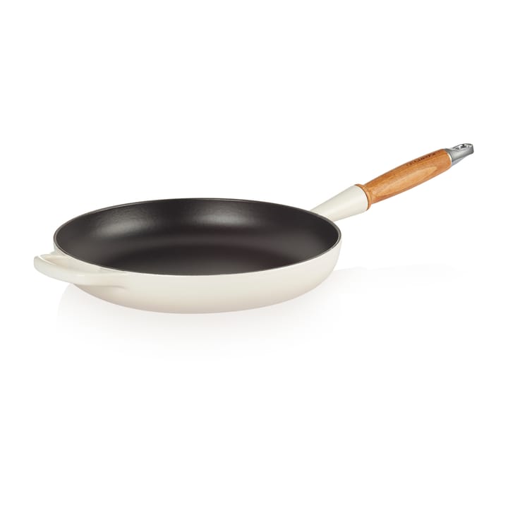 Le Creuset Signature frying pan wooden handle 28 cm, Meringue Le Creuset