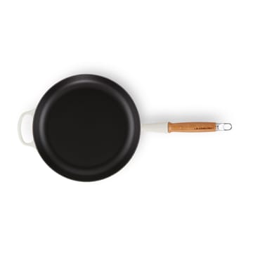 Le Creuset Signature frying pan wooden handle 28 cm - Meringue - Le Creuset