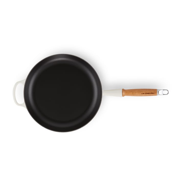 Le Creuset Signature frying pan wooden handle 28 cm, Meringue Le Creuset