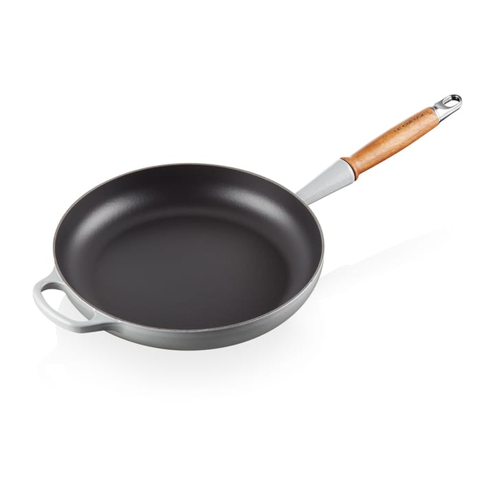 Le Creuset Signature frying pan wooden handle 28 cm, Mist Grey Le Creuset