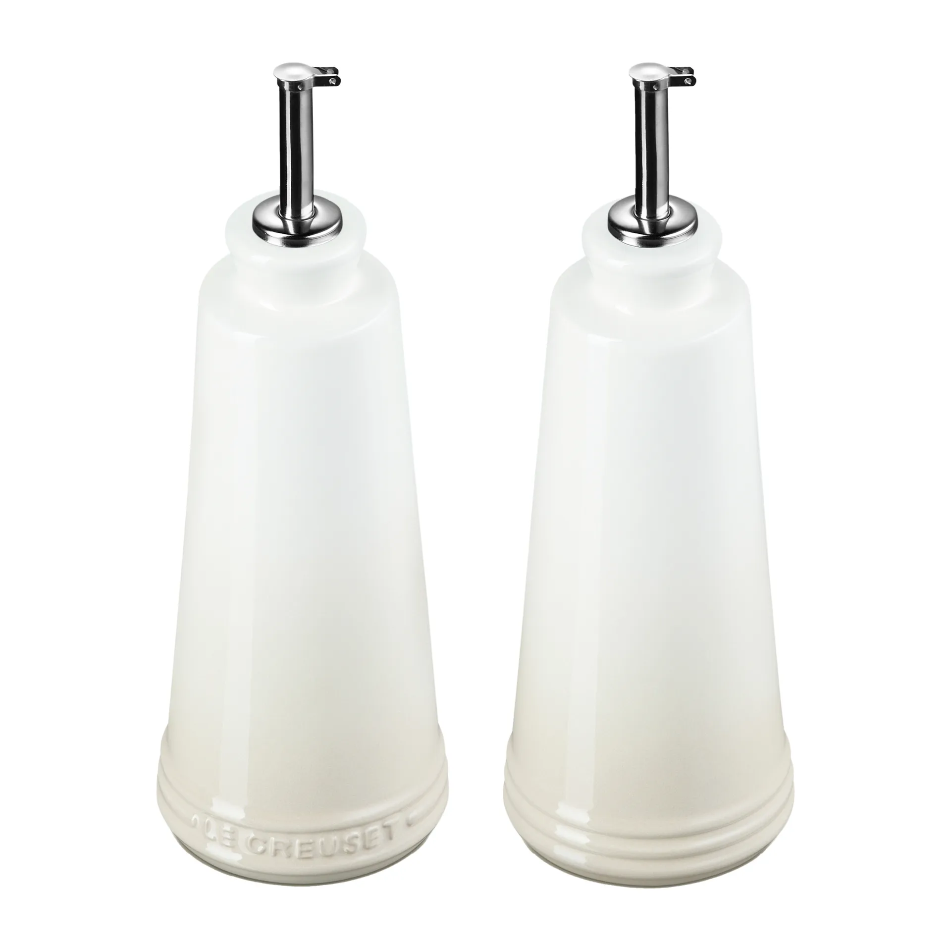 Le Creuset Signature oil & vinegar set, Meringue Le Creuset