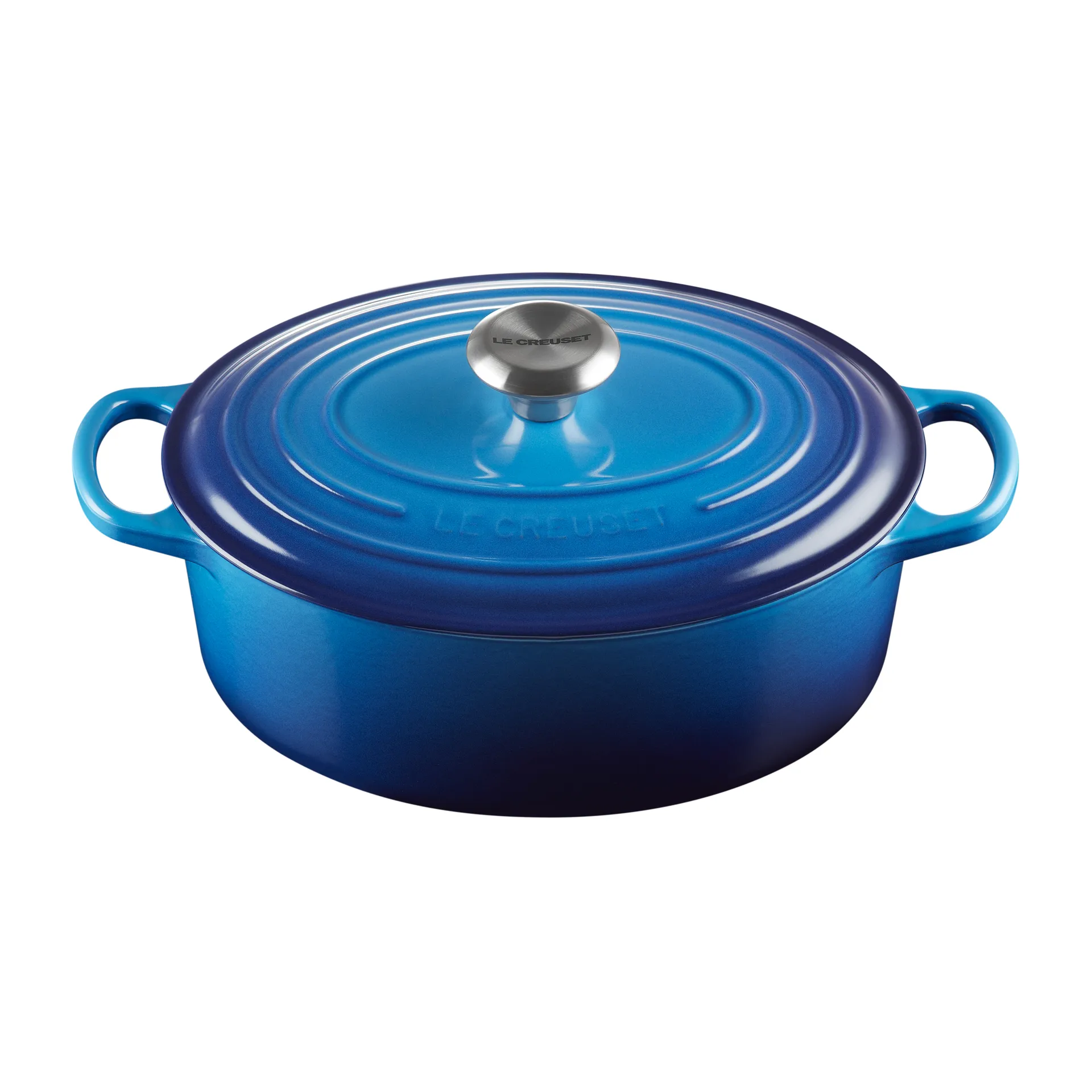 Le Creuset Signature oval casserole 4.1 l, Azure blue Le Creuset