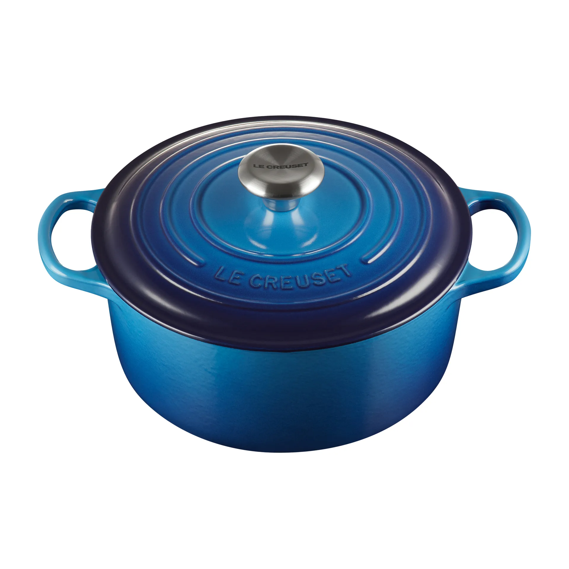 Le Creuset Signature round casserole 4.2 l, Azure blue Le Creuset