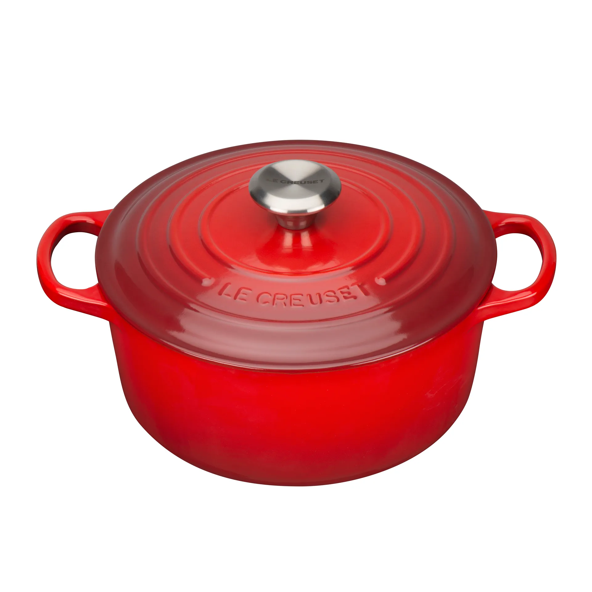 Le Creuset Signature round casserole 4.2 l, Cerise Le Creuset