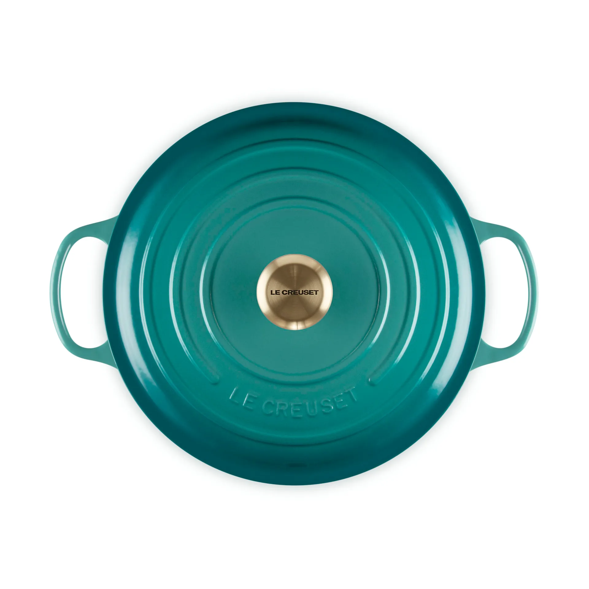 Le Creuset Signature round casserole 6.7 l, Bleu Riviera Le Creuset