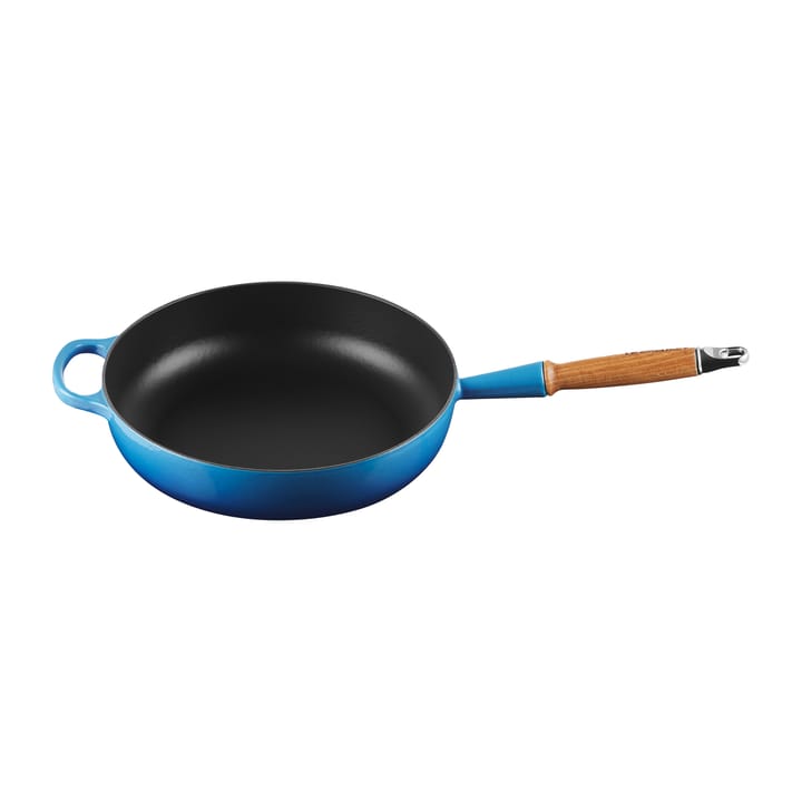 Le Creuset Signature sauce pan wooden handle 28 cm, Azure blue Le Creuset