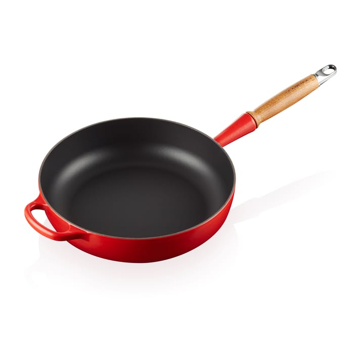 Le Creuset Signature sauce pan wooden handle 28 cm, Cerise Le Creuset