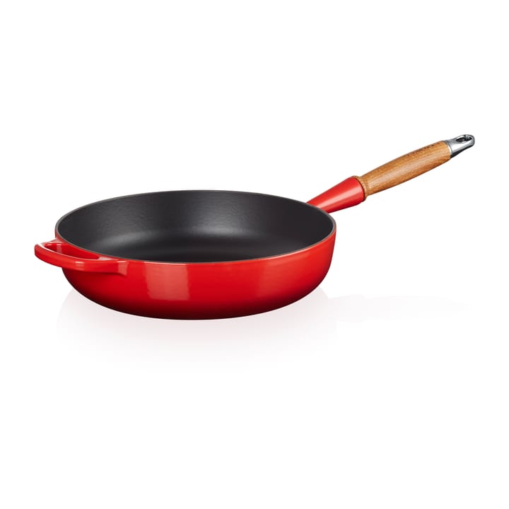 Le Creuset Signature sauce pan wooden handle 28 cm, Cerise Le Creuset