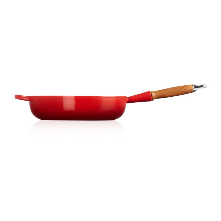 Le Creuset Signature sauce pan wooden handle 28 cm, Cerise Le Creuset