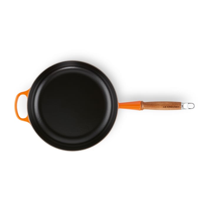 Le Creuset Signature sauce pan wooden handle 28 cm, Flame Le Creuset