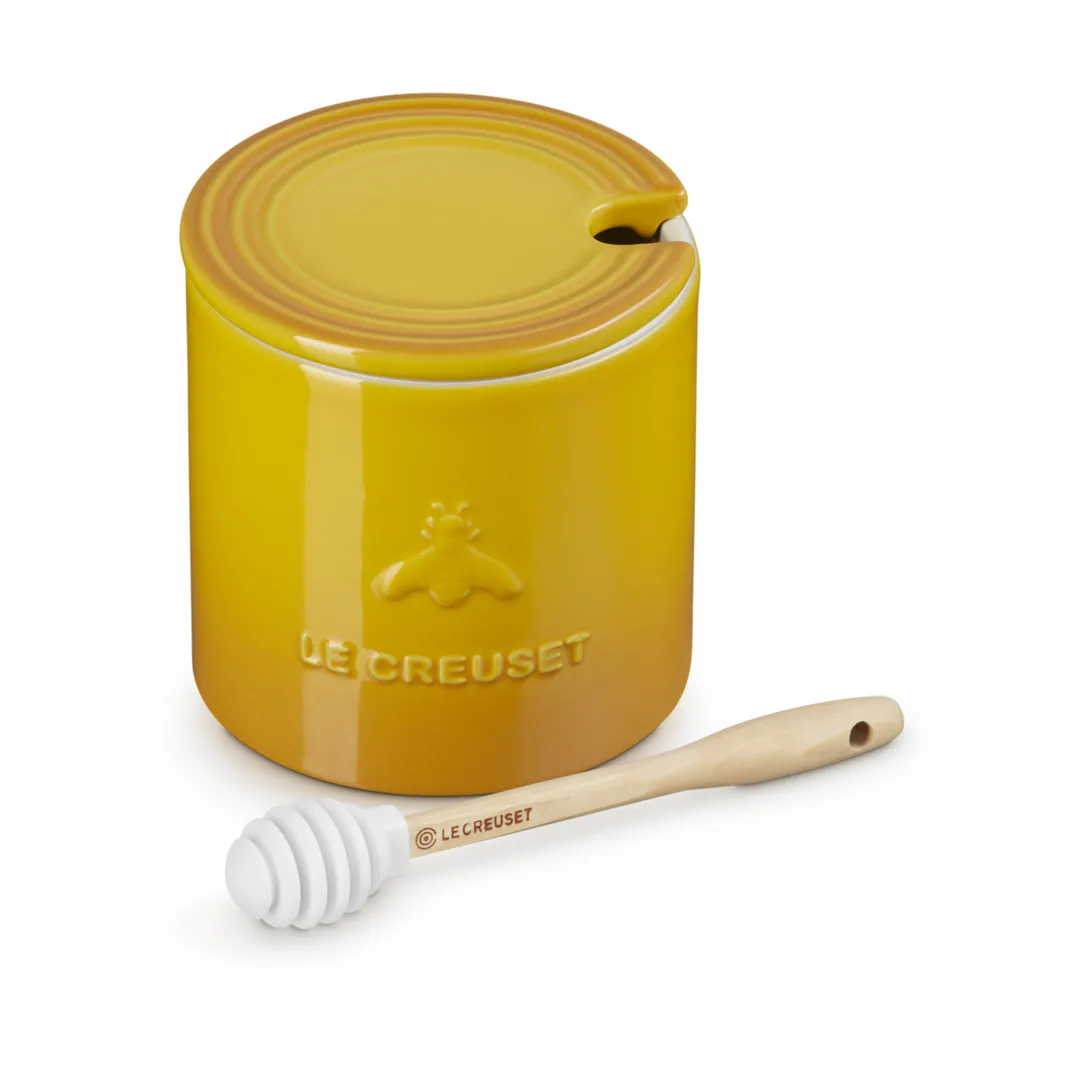 Le Creuset Signature stoneware honey pot, Nectar, 420 ml Le Creuset
