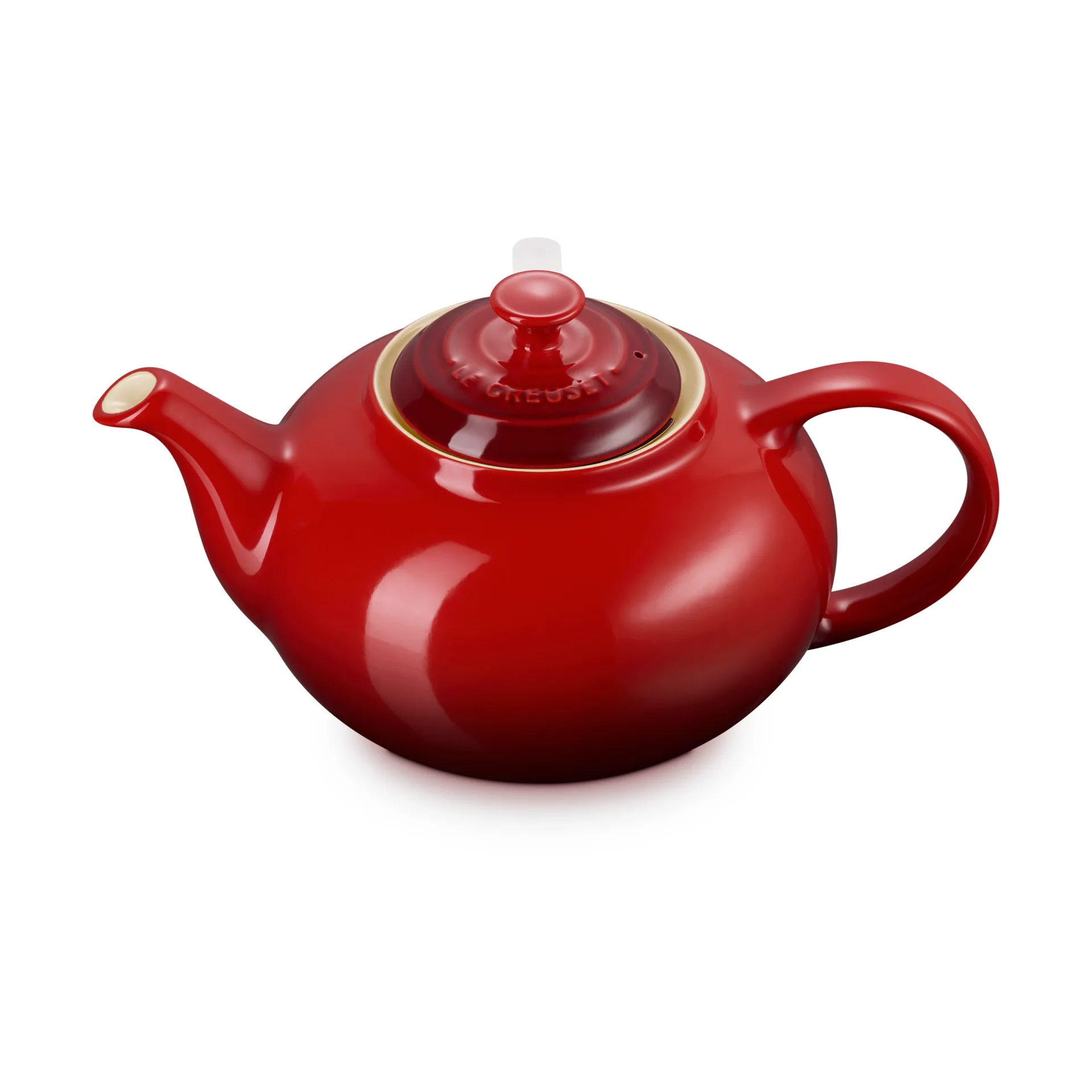 Le Creuset teapot, Cerise, with strainer, 1,3 L Le Creuset