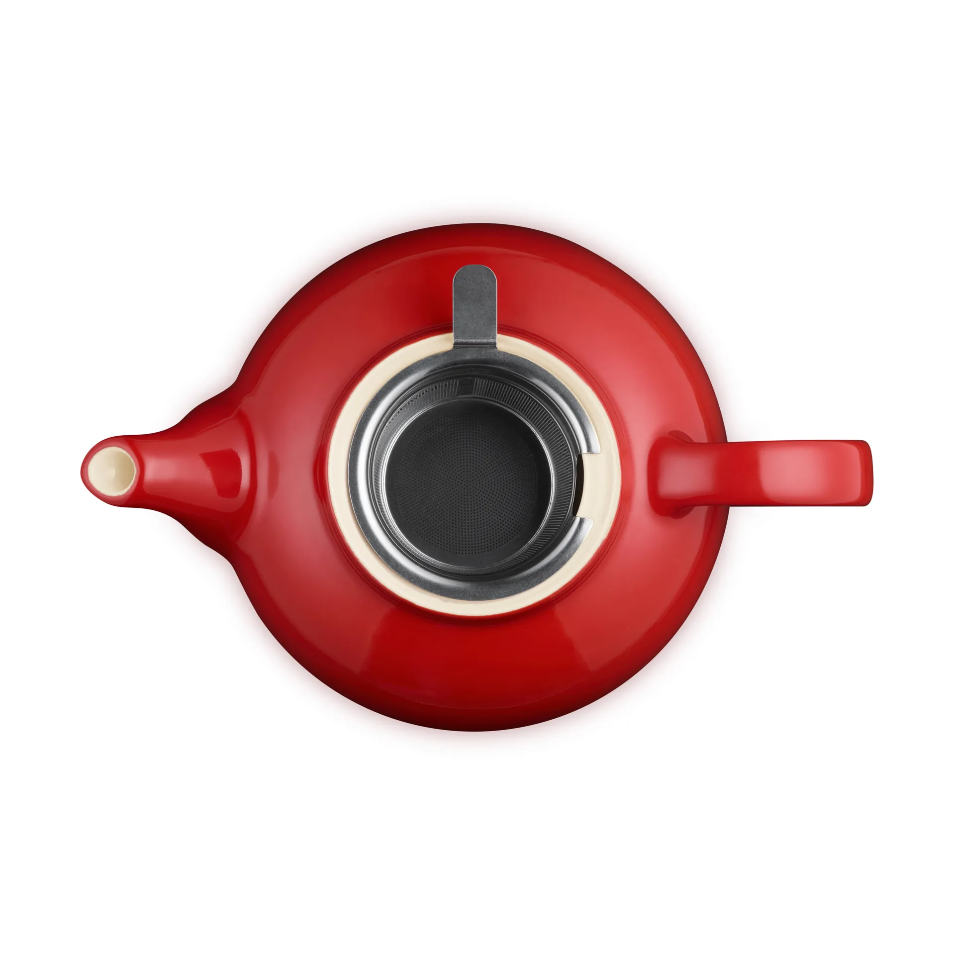 Le Creuset teapot, Cerise, with strainer, 1,3 L Le Creuset