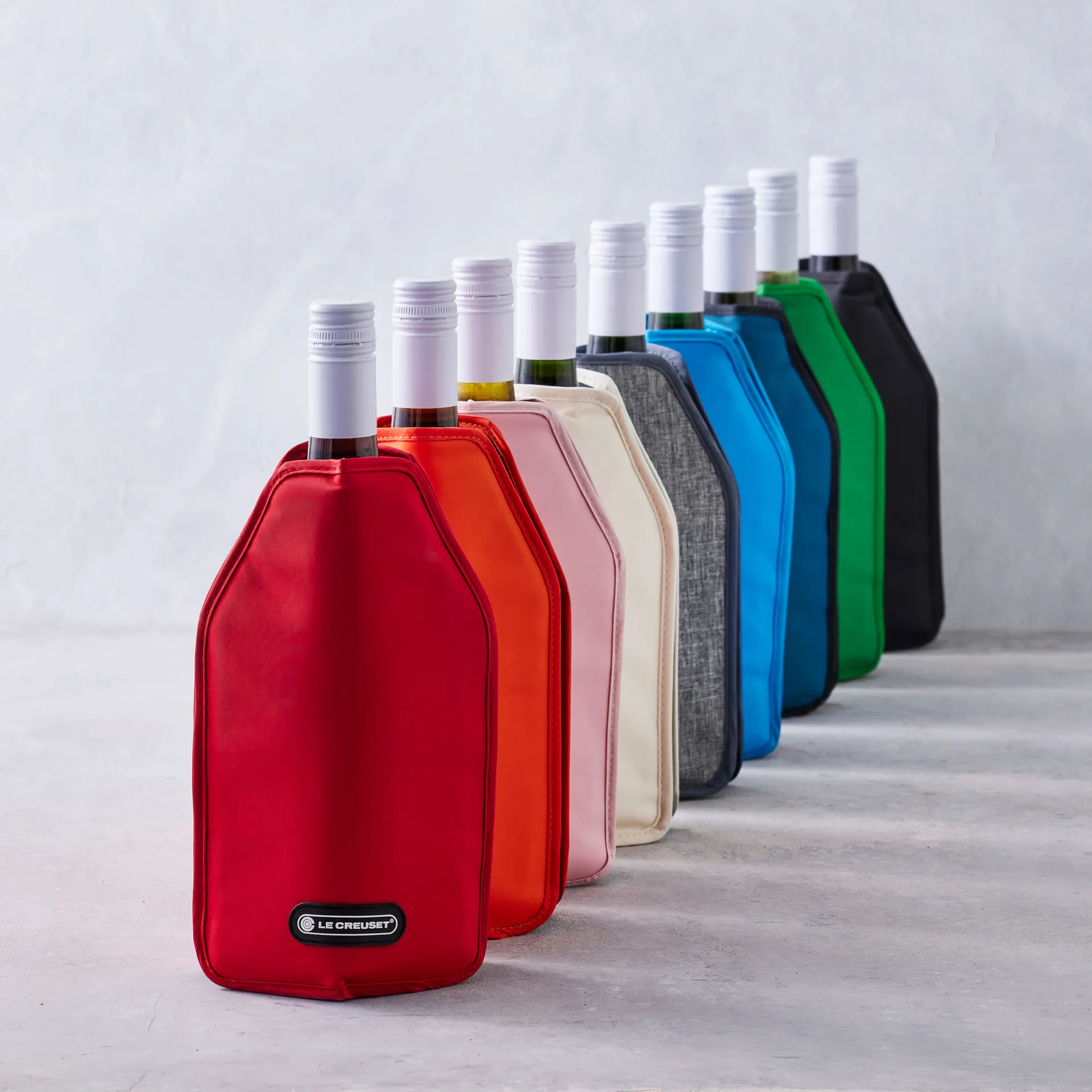 Le Creuset WA-126 wine cooler, Bleu Riviera Le Creuset