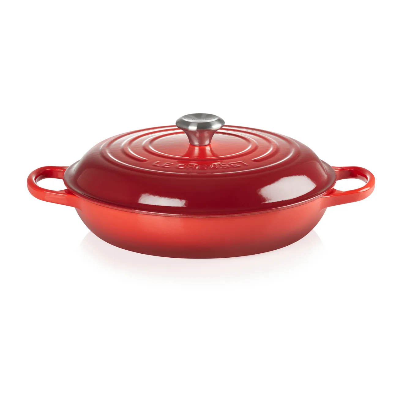 Signature shallow casserole 3.5 l, Cerise Le Creuset