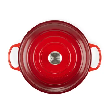 Signature shallow casserole 3.5 l - Cerise - Le Creuset