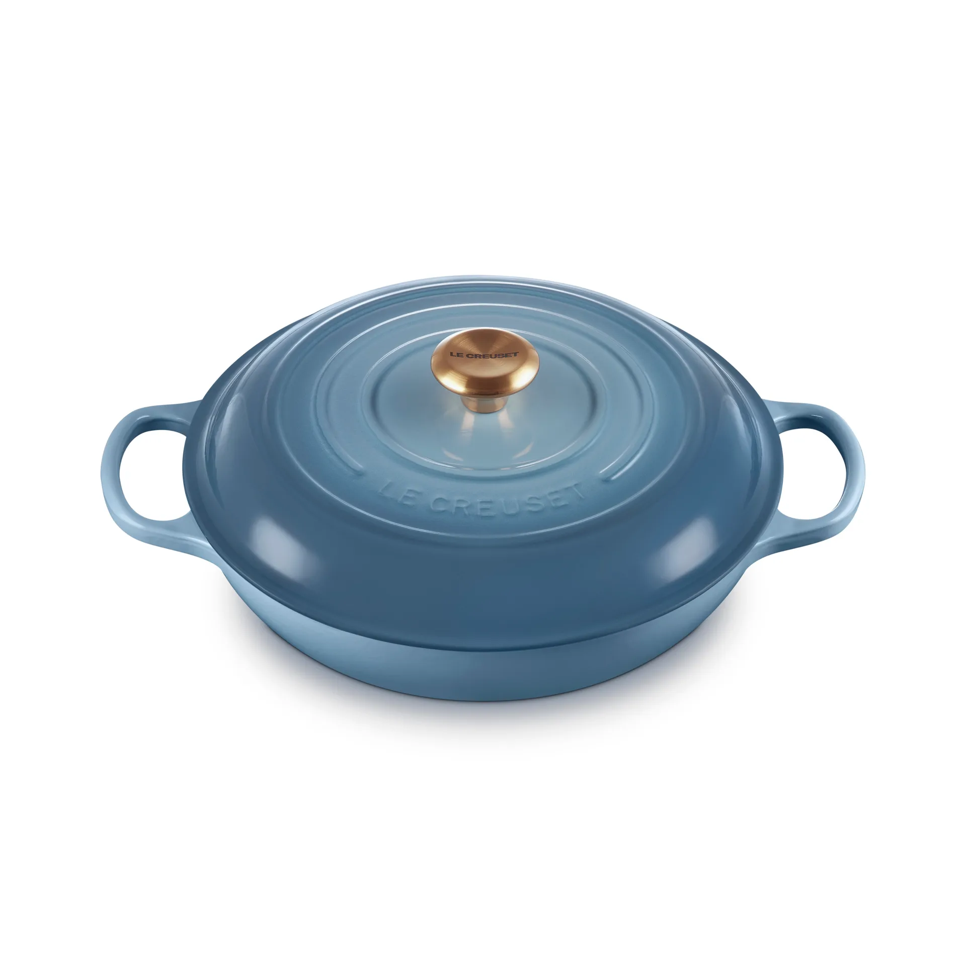 Signature shallow casserole 3.5 l, Chambray Le Creuset