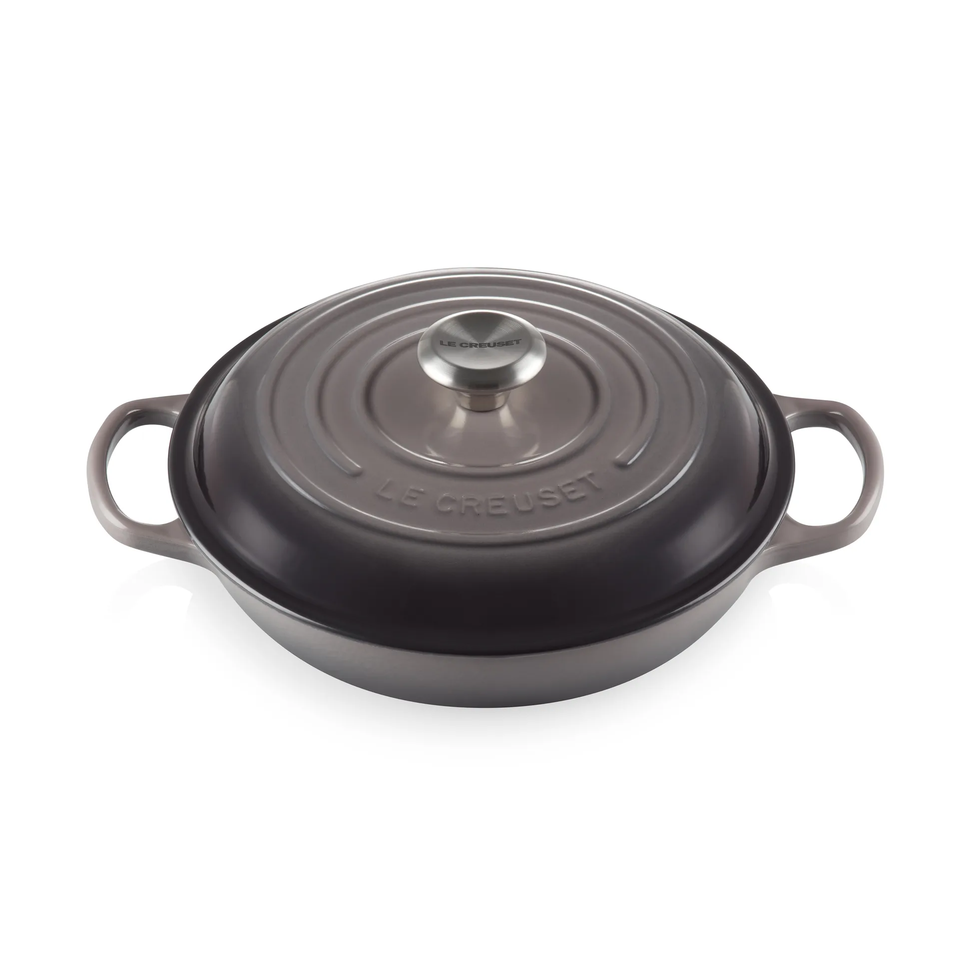 Signature shallow casserole 3.5 l, Flint Le Creuset