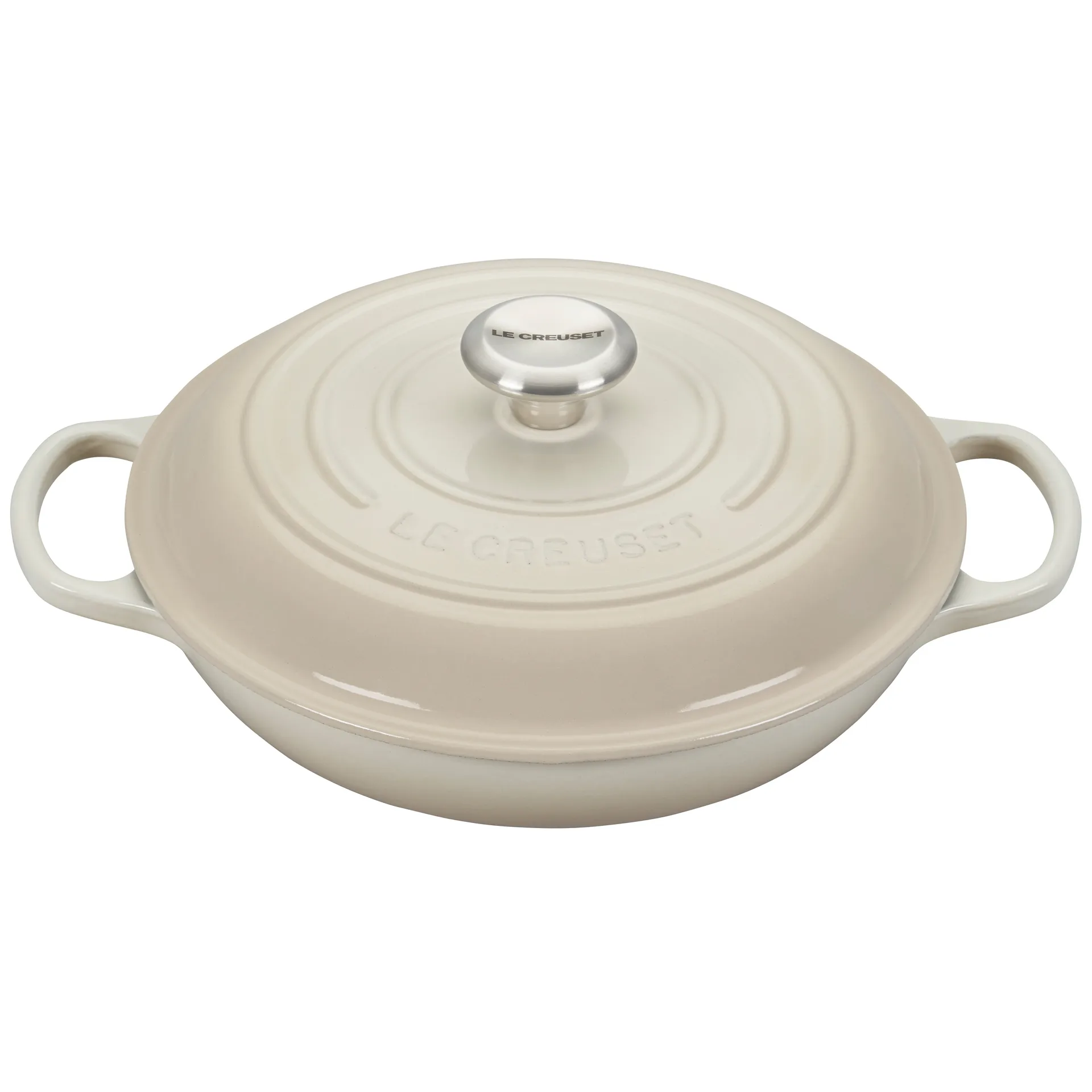 Signature shallow casserole 3.5 l, Meringue Le Creuset