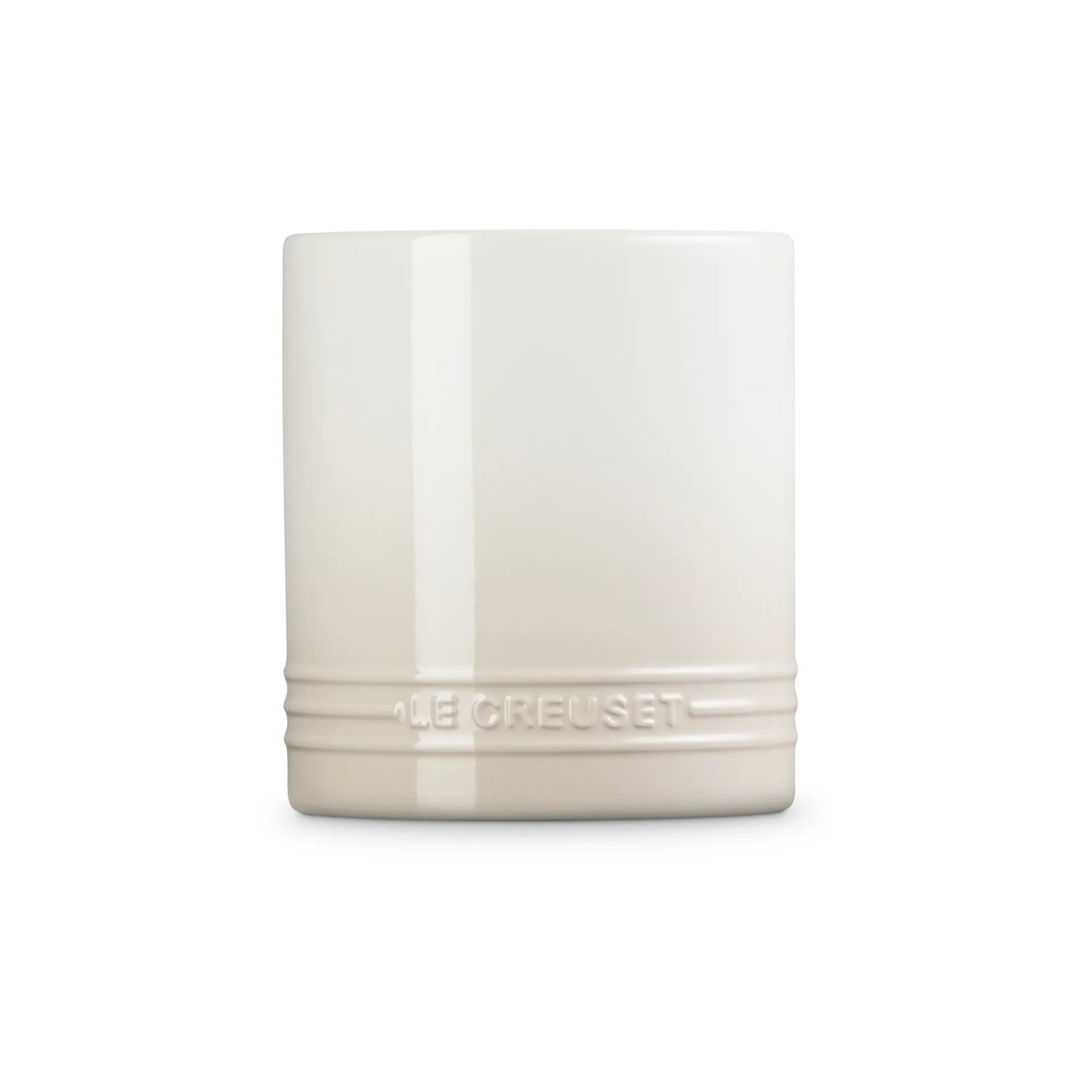 Signature stoneware cutlery and utensil jar 1.1 L, Meringue Le Creuset