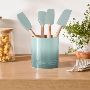 Signature stoneware cutlery and utensil jar 1.1 L - Sea Salt - Le Creuset