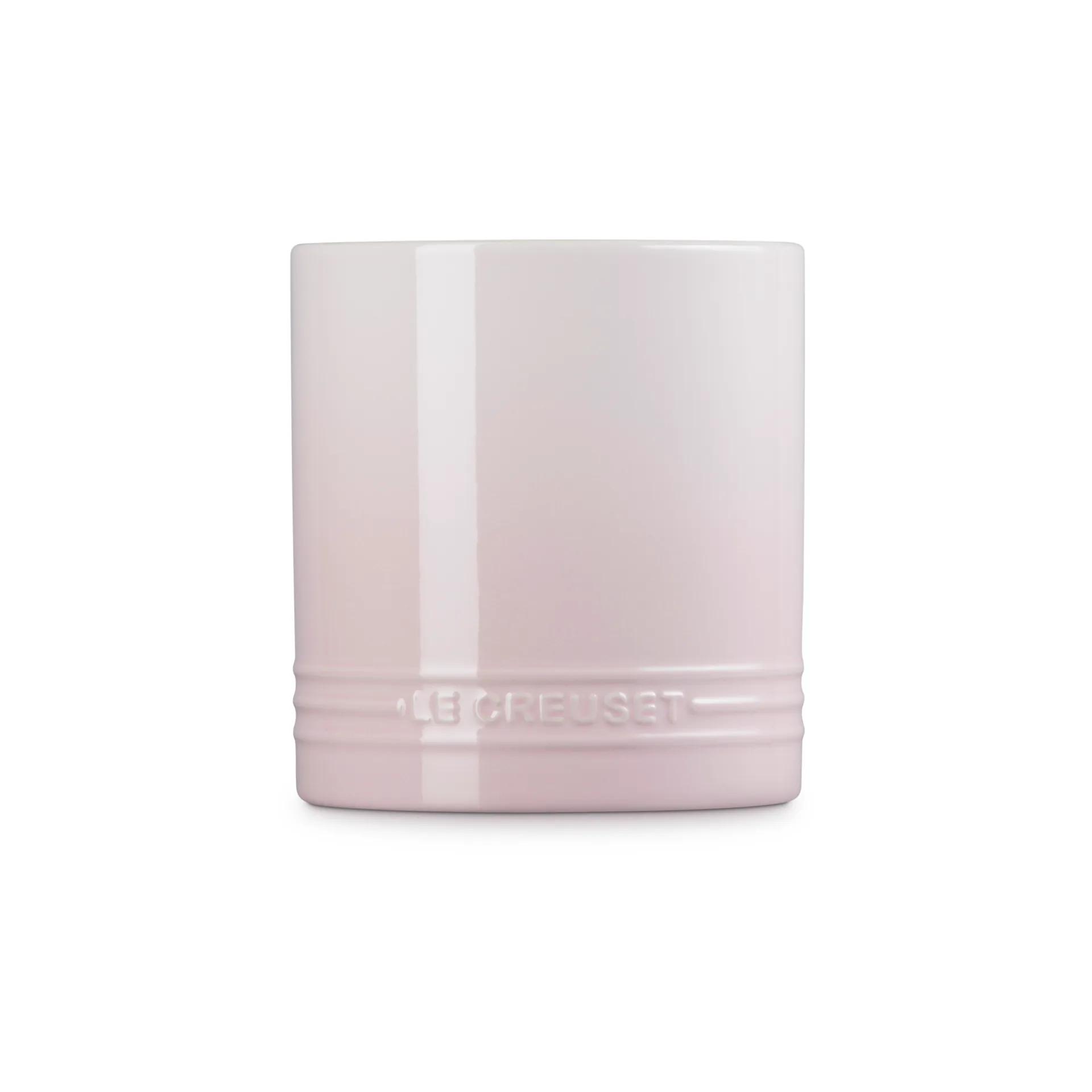 Signature stoneware cutlery and utensil jar 1.1 L, Shell Pink Le Creuset