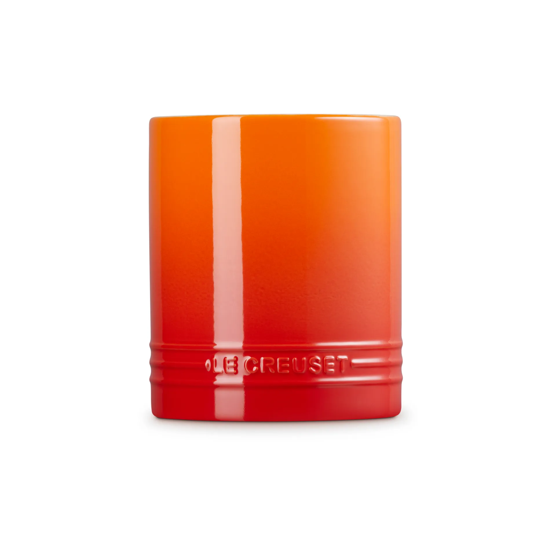 Signature stoneware cutlery and utensil jar 1.1 L, Volcanic Le Creuset