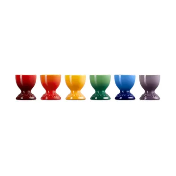 Signature stoneware egg cup 6-piece - Rainbow - Le Creuset