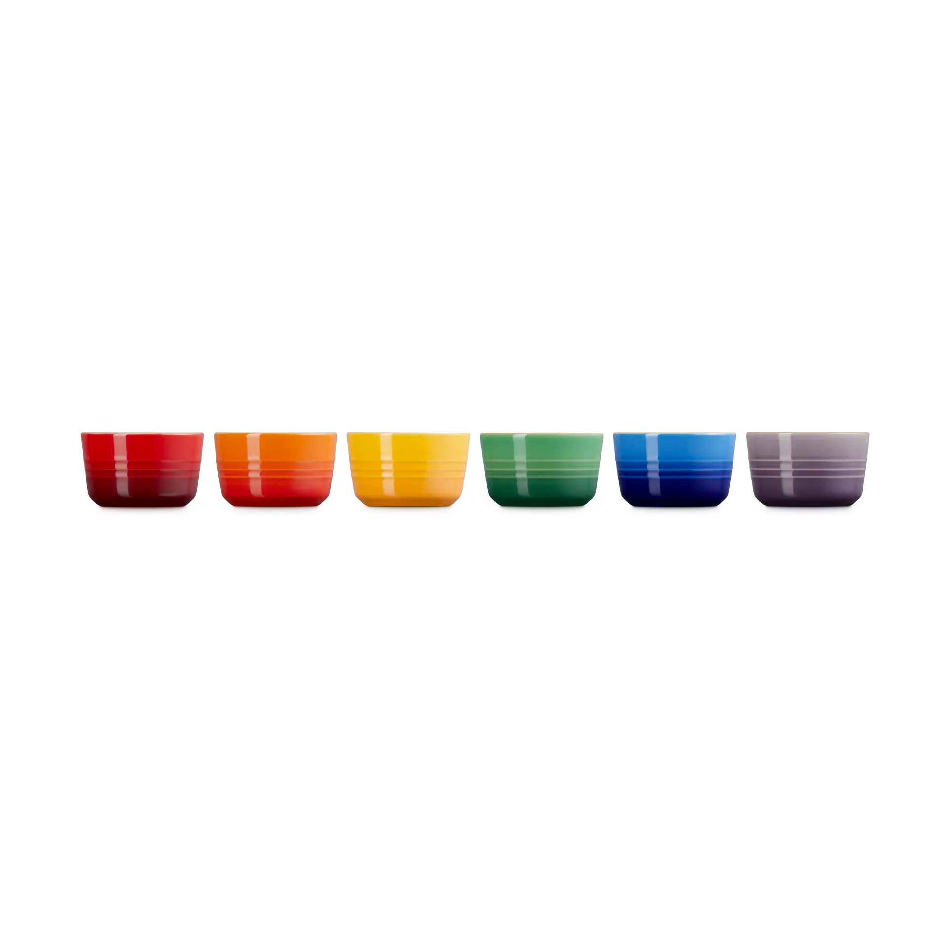 Signature stoneware mini ramekin 6-piece, Rainbow Le Creuset