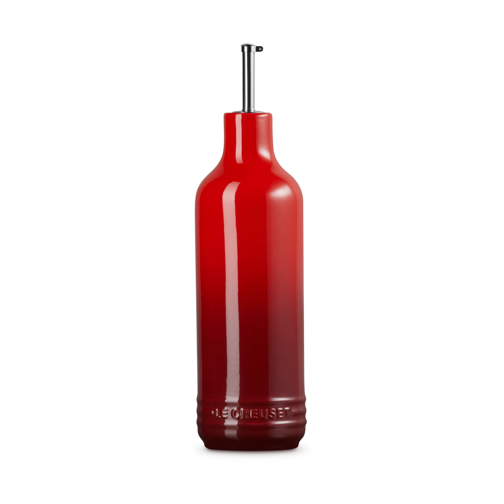 Signature stoneware oil bottle 0.6 L, Cerise Le Creuset