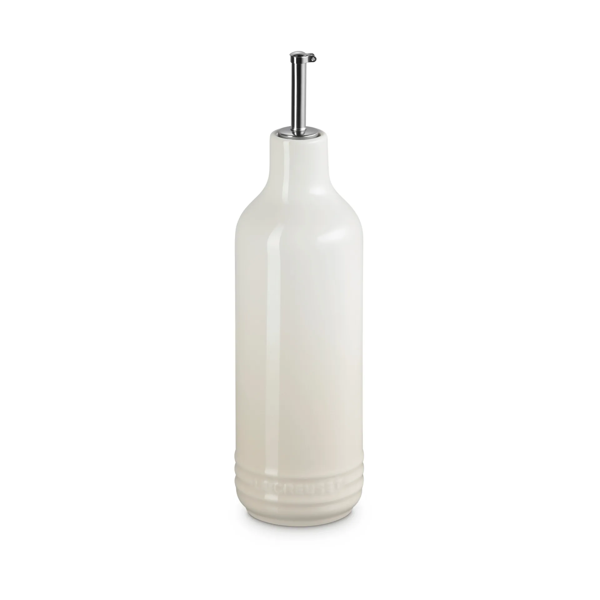 Signature stoneware oil bottle 0.6 L, Meringue Le Creuset