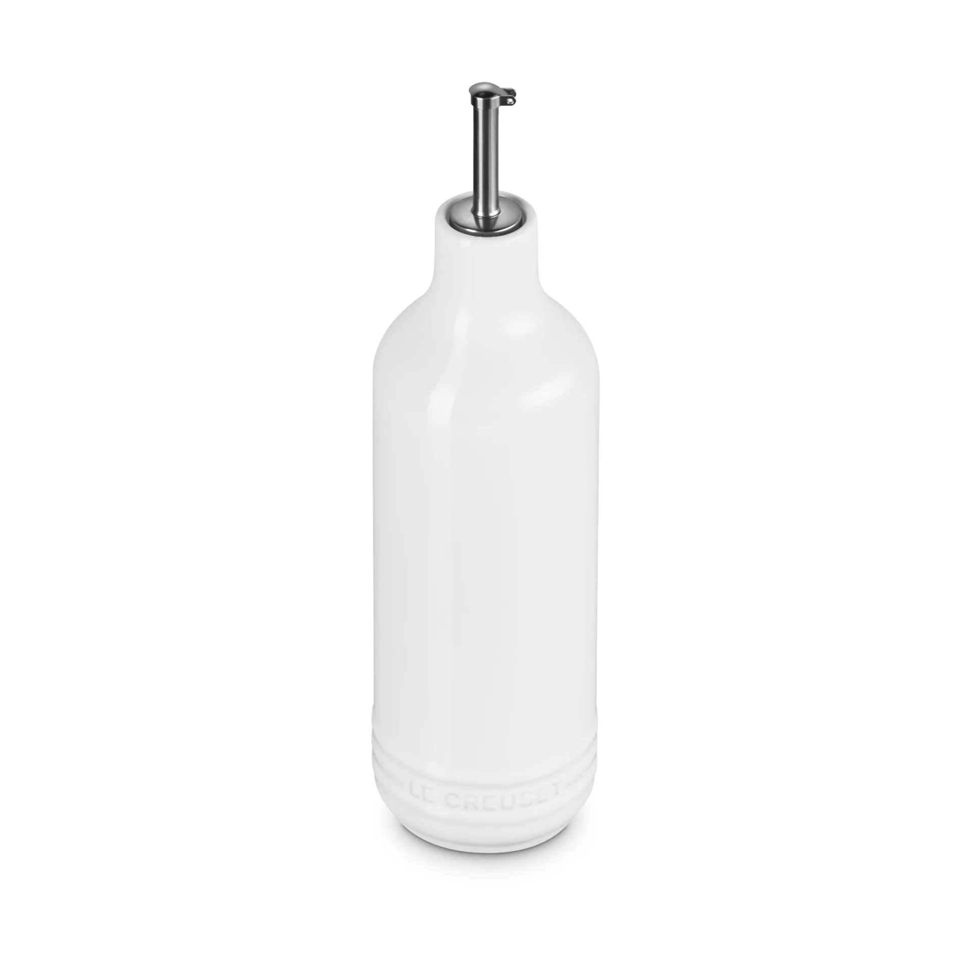 Signature stoneware oil bottle 0.6 L, White Le Creuset