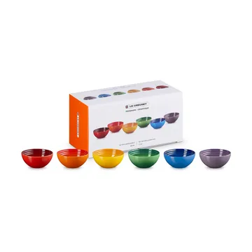 Signature stoneware snack bowl 6-piece - Rainbow - Le Creuset