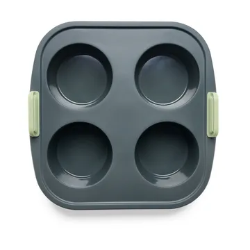 Lékué Air Fryer Muffin Mold 4 pcs - Grey - Lékué