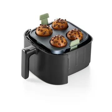 Lékué Air Fryer Muffin Mold 4 pcs - Grey - Lékué