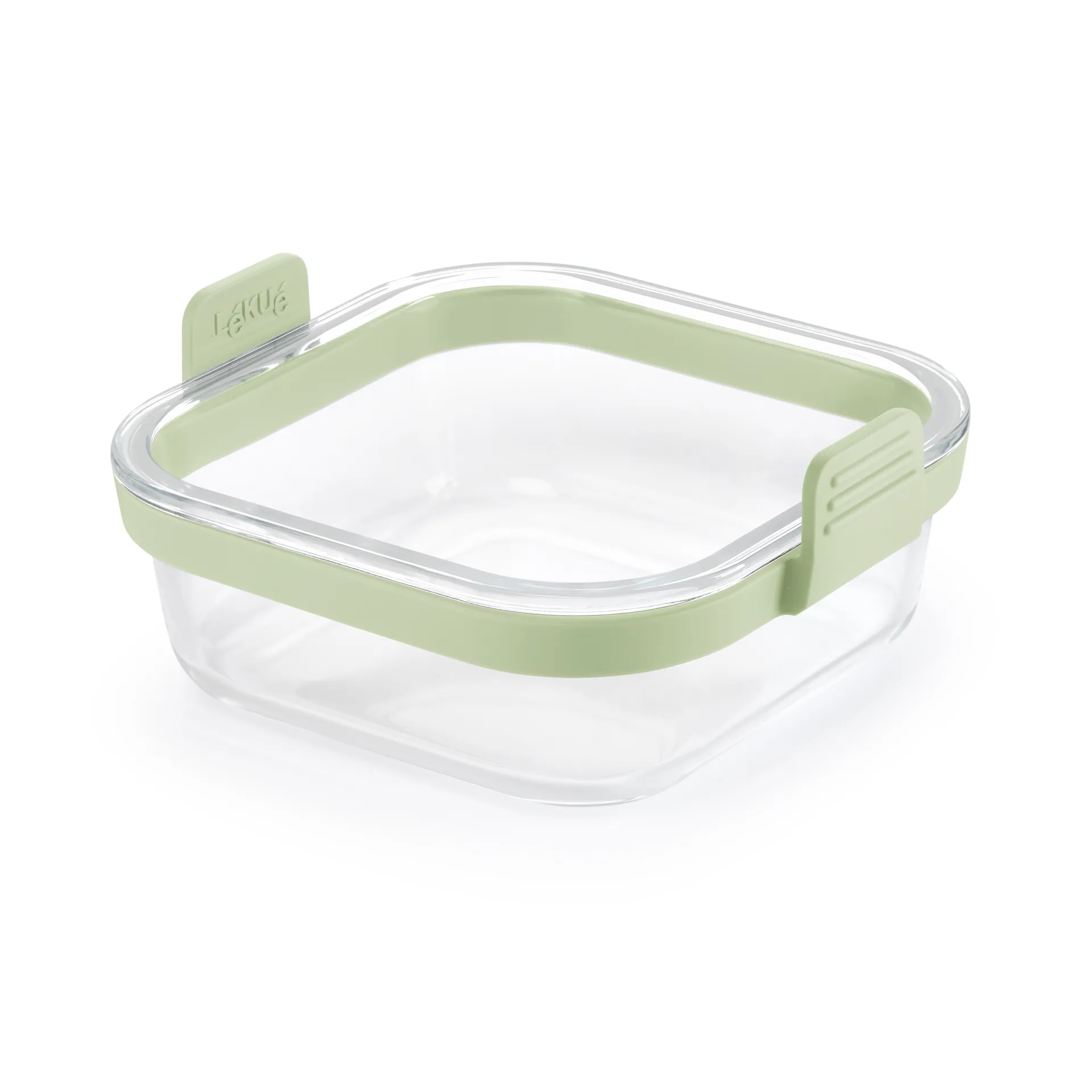 Lékué Air fryer square glass dish, Transparent Lékué