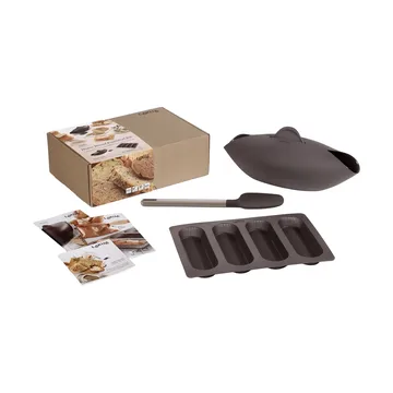 Lékué bread baking kit 3 pieces - Brown - Lékué