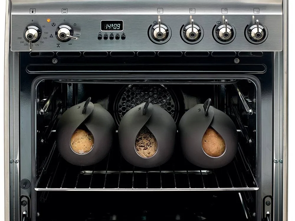 Lékué bread baking kit 3 pieces, Brown Lékué
