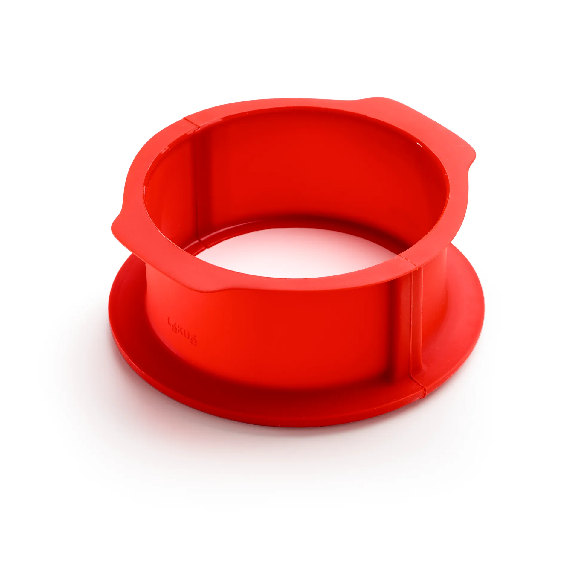 Lékué charlotte springform with plate 18 cm, Red Lékué