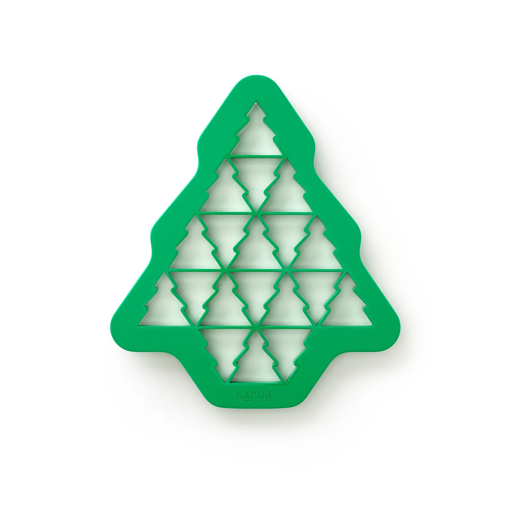Lékué cookie cutter Christmas tree puzzle 23.5x27 cm, Green Lékué