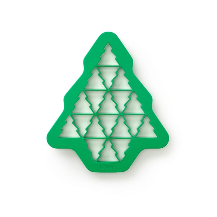Lékué cookie cutter Christmas tree puzzle 23.5x27 cm - Green - Lékué