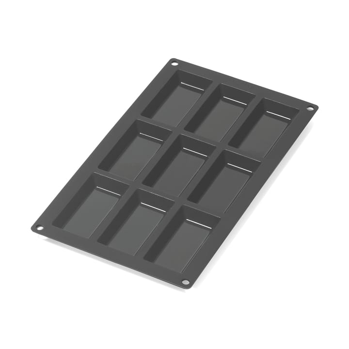 Lékué financier mold silicone 9 pcs, Black Lékué