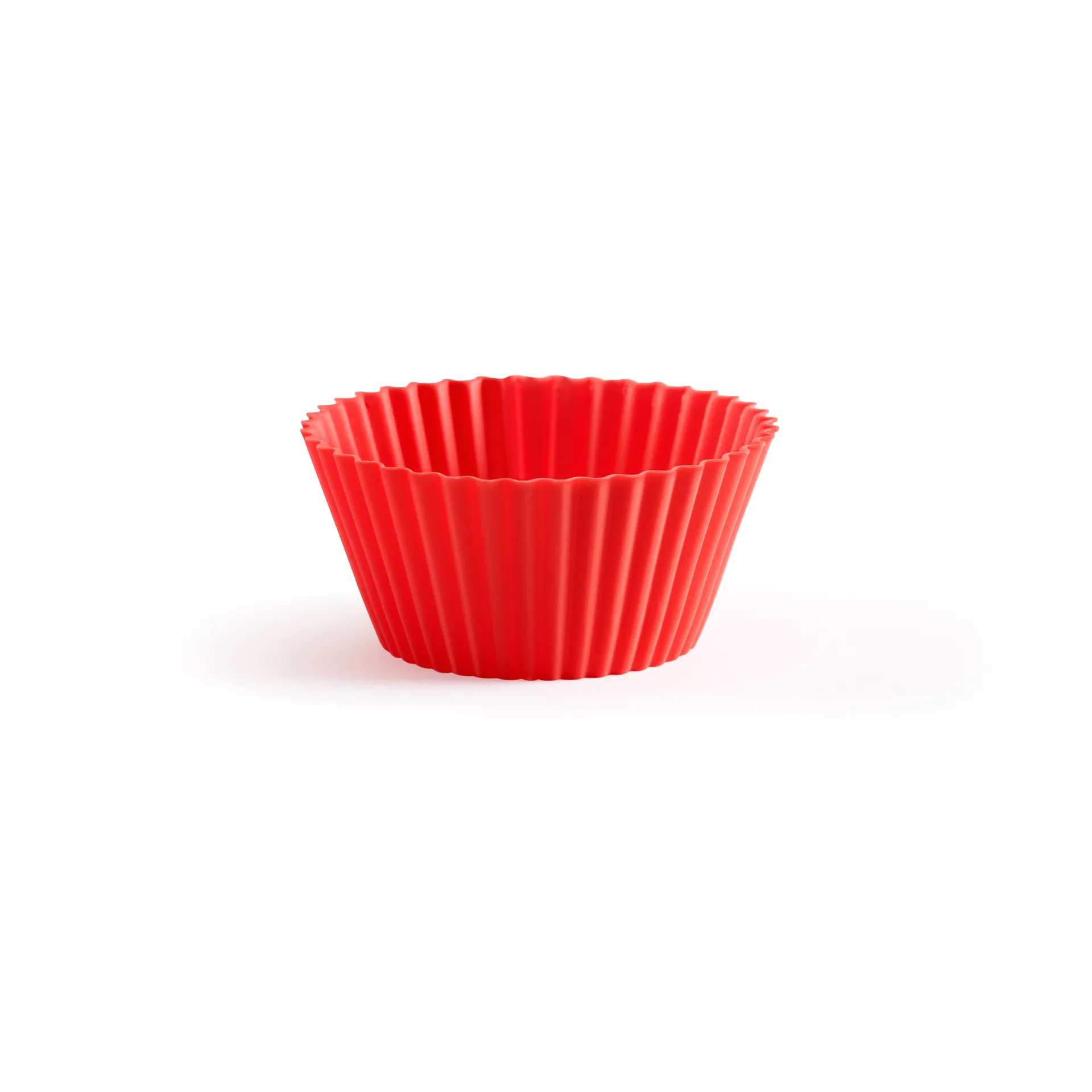 Lékué muffin molds silicone 12-pack, Red Lékué